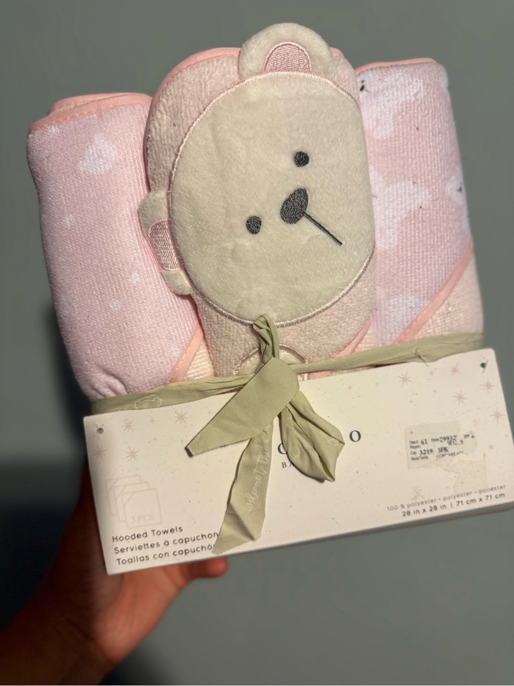 Hooded Baby Towels - 3 Pack